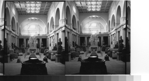 The atrium looking north. Egyptian museum. Cairo, Egypt