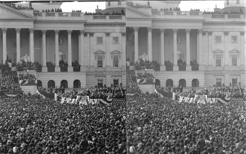 President delivering Inaugural Address