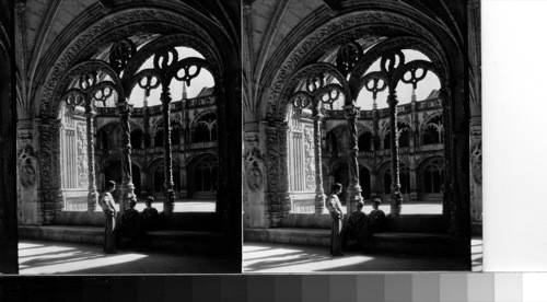 The Cloisters, Sao Jeronimo, Belem Cathedral. Lisbon, Portugal