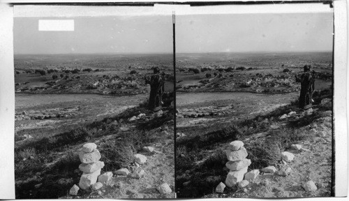 The Shephelah and Philistine Plain - west from Hill Handahannah (Maresha). Palestine