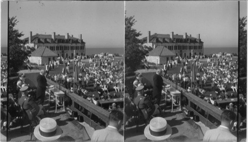 Colonel the Honorable Donald M. Sutherland, M.B., D.S.C., Minister of National Defense of Canada, in an address at the Dedication of Old Ft. Niagara during Four-Nation Celebration at Niagara, Sept., 1934