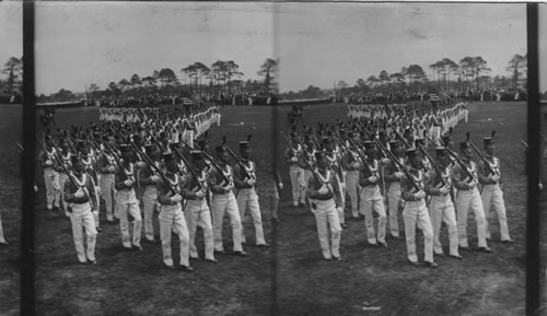 Drill of the West Point Cadets, Lee's Parade Grounds, Jamestown Exposition, VA