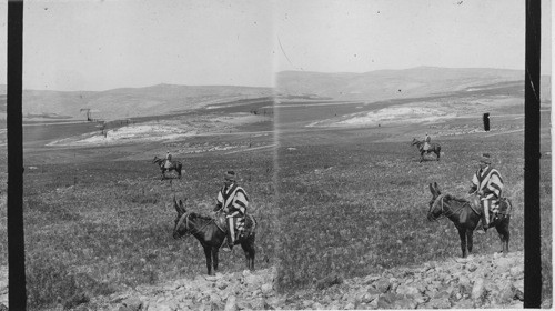 Jerusalem from Mt. scopus to Mizpah. Palestine