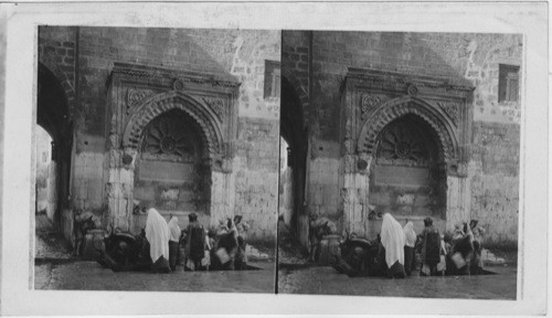 An Ancient public fountain in Jerusalem