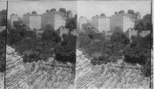 Famous “Seven Towers” guarding passage between Europe and Asia. Turkey