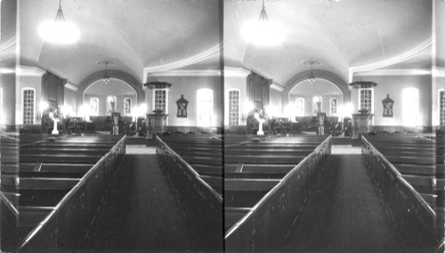 Interior of St. John's church - Richmond, VA