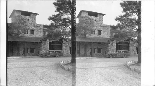 Grand Canyon, Arizona. Bus Arriving at Lodge September 3, '28