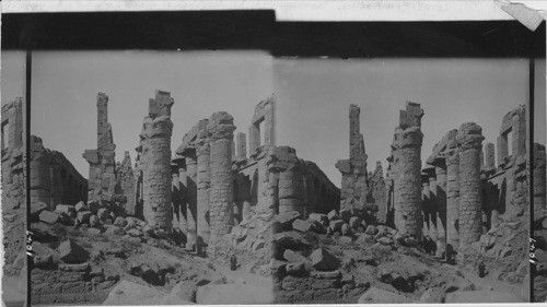 The great Hypostyle Hall, Temple of Ammon, Karnak, Egypt