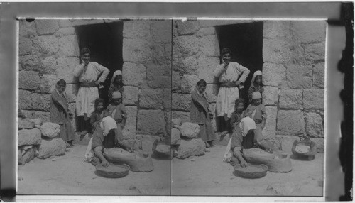 A Woman Grinding at the Mill, Jerusalem