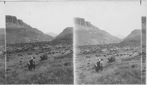 S.W. through the Valley of the Pigeons to Mt. of Beatitudes. Palestine