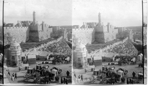 Tower of David, Jerusalem. Palestine