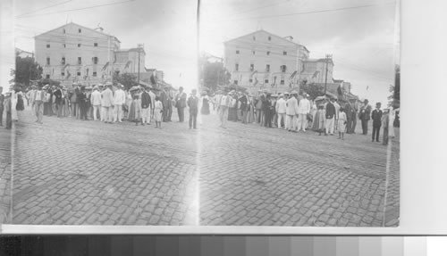 Tourists in the Streets of Bahia. Brazil - S.A