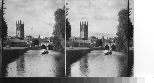 Tower of Magdalen College. Oxford, Eng