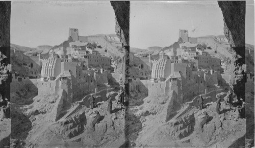 The Lonely Convent of mar Saba, Palestine