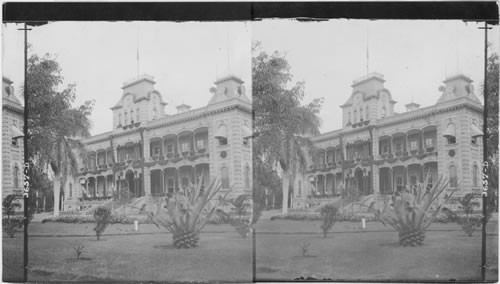 The Executive Building former Palace of Queen Liliuokalani, Honolulu, Hawaiian Islands