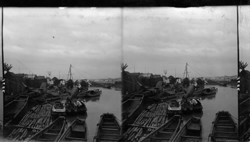 In the Sloo, where the native boats are made, Manila, Philippine Islands