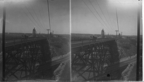 Steel Bridge and Highway (N.W.) and C.P.R. and G.J.R. Tracks, Ont