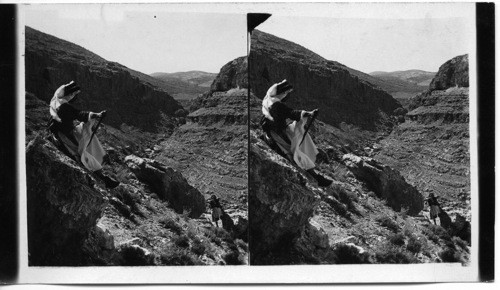 Scene of Jonathan Victory at Michmash, Wadi es Suweinit, Palestine