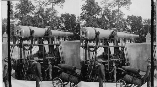 U.S. Army Cannon Display, St. Louis World's Fair, Missouri