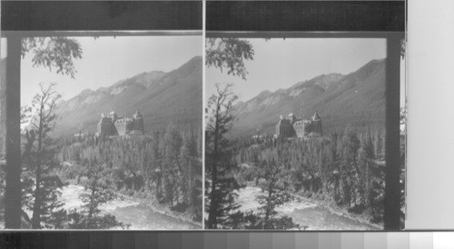 Banff Springs Hotel from Tunnel Mt. - Alberta. Canada