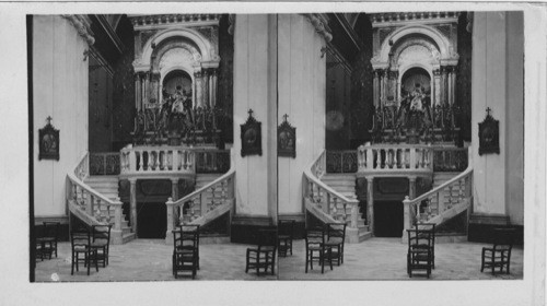 Chapel in Carmelite Convent on Mt. Carmel Palestine