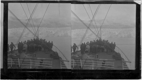 Taku Glacier from deck of Str. Admiral Evans. Alaska