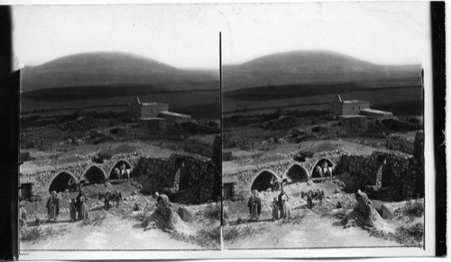 Village of Nain and Mt. Tabor, Looking N. E. Palestine