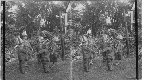 Children Playing Indian