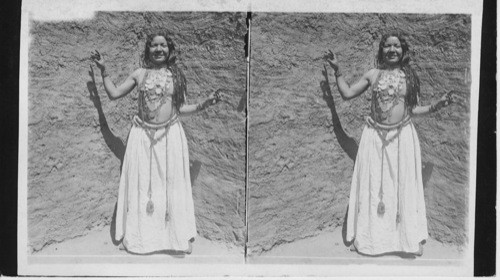 A Nubian Dancing Girl. Upper Egypt