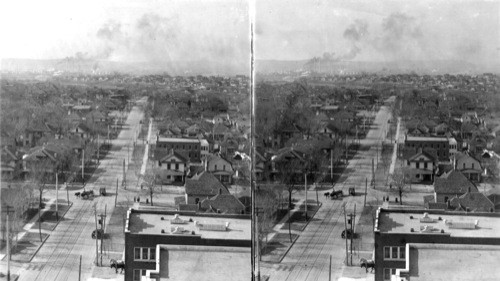 Tulsa, Oklahoma, Showing Oil Refinery in Distance