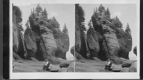 Rocks at Hopewell Cape. New Brunswick, Canada