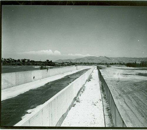 View of construction of Whittier Narrows Golf Course