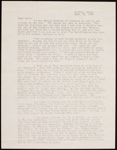 V.W. Peters, letter, 1928.9.23, Sajikol, Seoul, Korea, to Father and Mother, Rosemead, California, USA