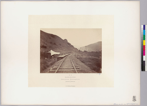 Chemin de fer au CP n’importe ou. [Central Pacific Railroad]