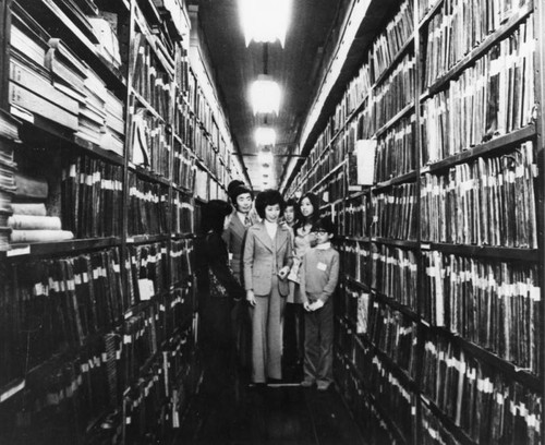 Students in state archives