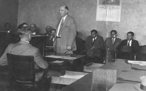 William C. Judd in court