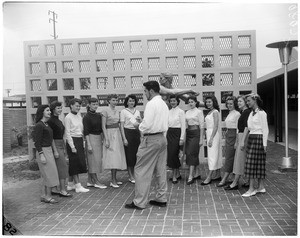 Santa Monica College queen contestants, 1953