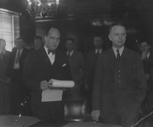 John P. Mills at his arraignment