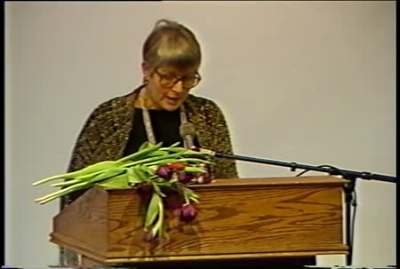 Joanne Kyger reading at Stand-up Women and a Few Good Men - Maryland Institute, College of Art