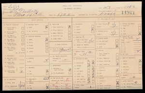 WPA household census for 1700 W 14TH ST, Los Angeles