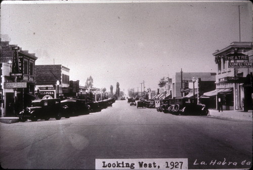 Looking west, 1927