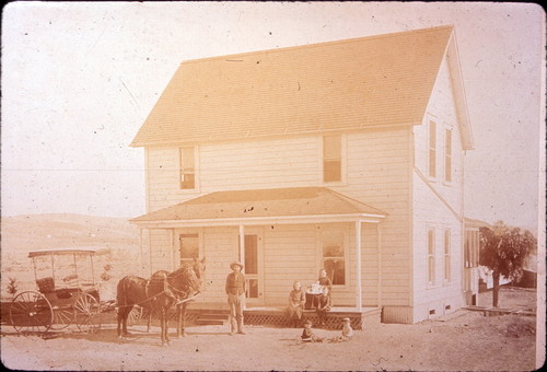 Looking toward Bush porch (Beach Blvd.)