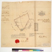Plat of the Rancho San Ysidro, finally confirmed to John Gilroy, et al. : [Santa Clara Co., Calif.]