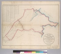 Plat of the Rancho Rincon de las Salinas y Portrero [sic] Viejo, finally confirmed to the heirs of José Cornelio Bernal : [Calif.] / Surveyed under the orders of the U.S. Surveyor General ; by C.C. Tracy, Depy. Survr