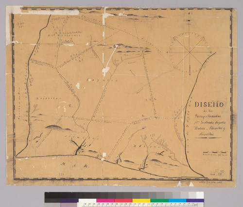 Diseño de los parages llamados Sta. Gertrudes, Coyotes, Bolsas, Alamitos y Sierritos : [Orange and Los Angeles Counties, Calif.]