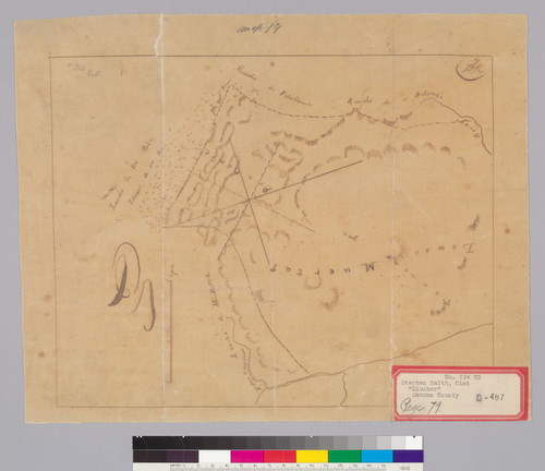 [Diseño del Rancho Blucher : Sonoma and Marin Co., Calif.]