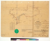 Plat of the Santa Rita Rancho [Alameda County, Calif.] : finally confirmed to John Yountz, administrator of estate of José Dolores Pacheco / surveyed under instructions from the U.S. Surveyor General by E. Dyer, Deputy Survr., March 1862