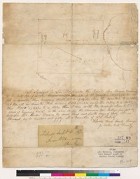 [Map of the Rancho San Ramon (Norris) : Calif.] / Warren Brown, County Surveyor for Contra Costa County