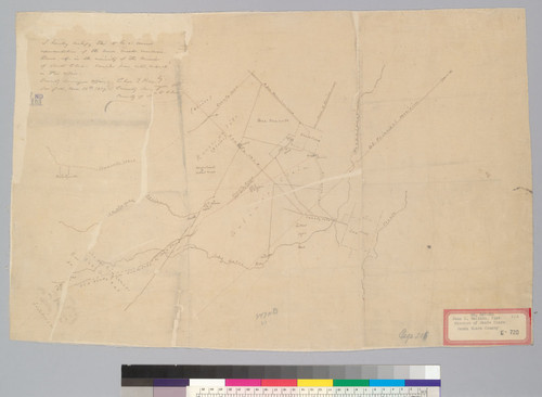 [Survey of part of the Santa Clara mission lands : Santa Clara Co., Calif.] / Chas. T. Healy, County Surveyor