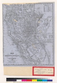 Map of the mining region of California / drawn & compiled by Geo. H. Baker